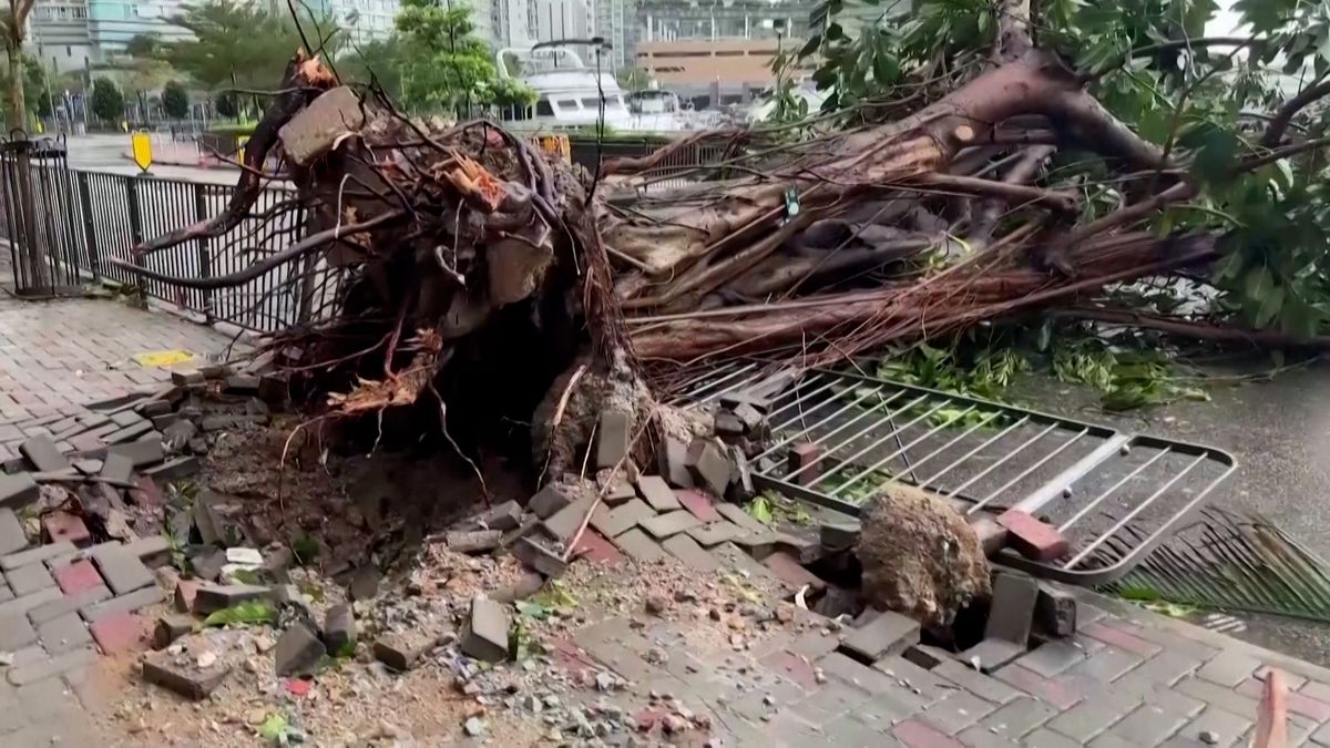 Tajfun Saola zasáhl jihočínskou provincii Kuang-tung, nejméně jedna oběť